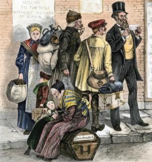 Grand Mother Gallery: Immigrants to America asking directions