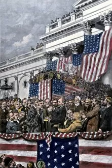 Us Flag Gallery: Inauguration of James A. Garfield, 1881