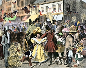 Leisure Gallery: Independence Day festivities in New York City, 1834