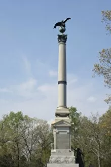 Images Dated 9th April 2011: Iowa Civil War memorial, Shiloh battlefield