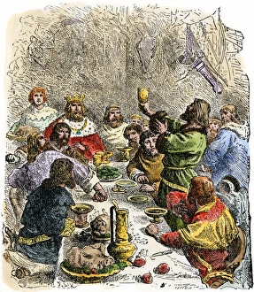 Eating Collection: Irish feast in olden days