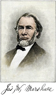 American West Prints: James Wilson Marshall, discoverer of gold in California