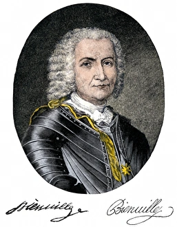 Louisiana Prints: Jean-Baptiste Le Moyne, Sieur de Bienville