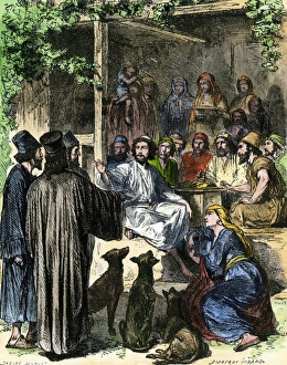 Jesus Gallery: Jesus with disreputable friends