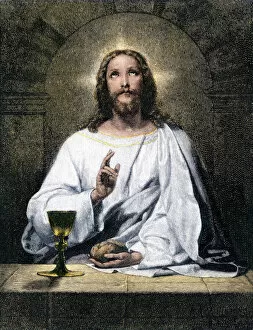 Images Dated 7th December 2011: Jesus at Emmaus