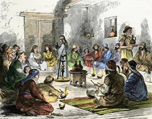 Palestine Gallery: Jesus performs a miracle for the wedding at Cana