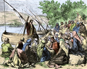 Palestine Gallery: Jesus at the Sea of Galilee