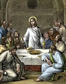 Jesus Gallery: Jesus at the Last Supper