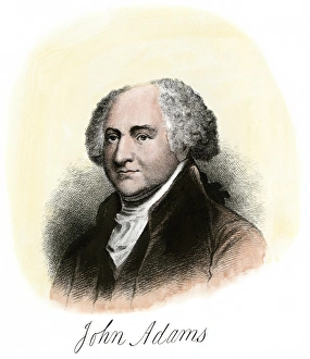 Signature Prints: John Adams, with his signature