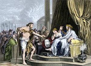 Holy Land Prints: John the Baptist criticizing Herod