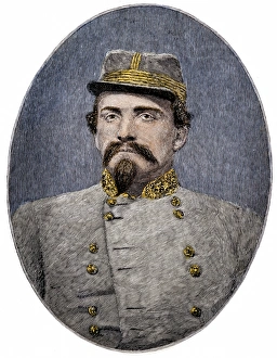 Cavalry Prints: John Hunt Morgan, Confederate cavalry officer in the Civil War