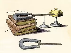 Invention Gallery: Joseph Henrys electromagnetic telegraph, 1832