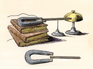 Telegraph Gallery: Joseph Henrys electromagnetic telegraph, 1832