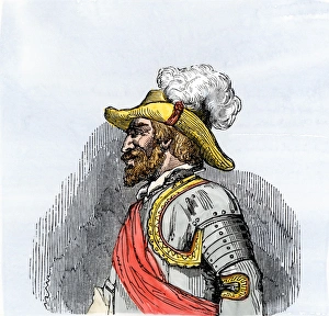 New Spain Prints: Juan Ponce de Leon portrait