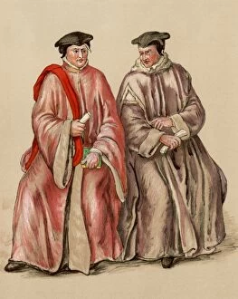 Elizabethan Gallery: Two judges in Elizabethan England