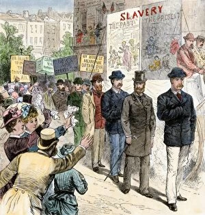 Reformer Collection: Labor strike, late 1800s