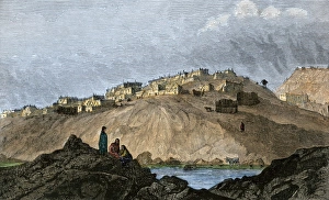 Adobe Gallery: Laguna Pueblo, 1800s