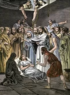 Lazarus raised from the dead