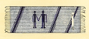 Lenape Gallery: Lenape wampum in honor of Penns treaty