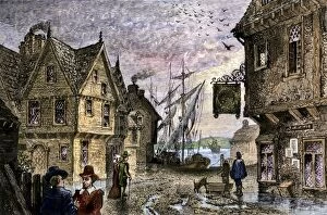 Port Gallery: Life in Boston, Massachusetts, 1660s