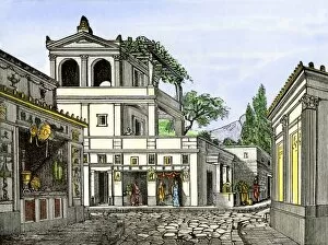 Rome Gallery: Life in Pompeii before the eruption of Vesuvius