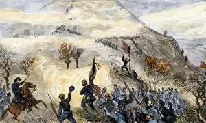 1863 Collection: Lookout Mountain battle, Civil War, 1863