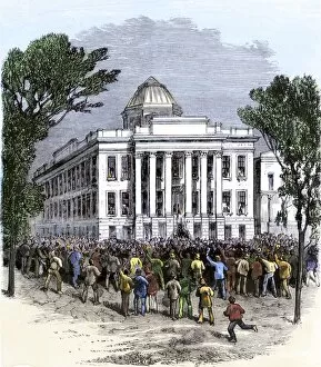Prejudice Collection: Louisiana statehouse captured by the White League, 1874