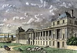 The Louvre in Paris, 1800s