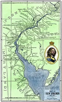 map colonial new sweden america Trending Item 2