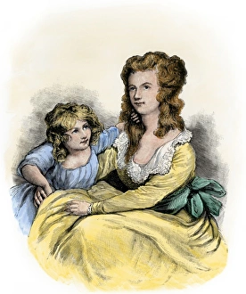 Wife Prints: Margaret Shippen, wife of Benedict Arnold