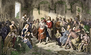 Marriage of Pocahontas to John Rolfe
