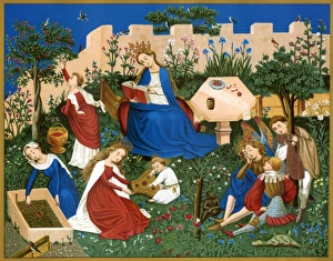 Roman Catholic Prints: Mary the Virgin, Queen of Heaven