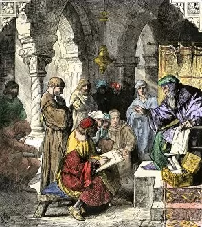 School Collection: Medieval Arabs teaching science