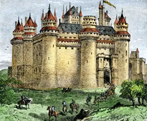 Historic Heritage Vintage Traditional Old Fashioned Gallery: Medieval castle