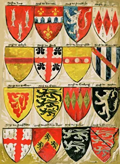 Europe Gallery: Medieval English shield designs