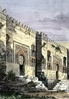 Arabic Gallery: Medieval Moorish mosque of Cordova, Spain