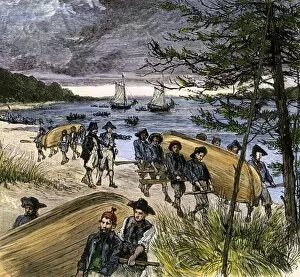 Militia Gallery: Meigs Raid on the British at Sag Harbor NY, 1777