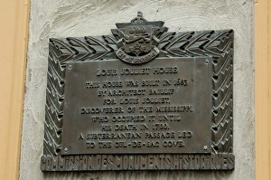 Memorial Gallery: Memorial for Louis Joliets home in old Quebec