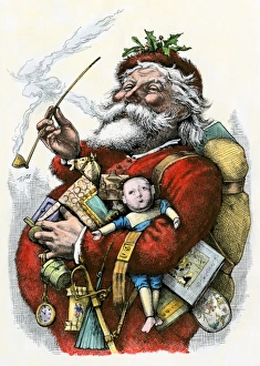 Merry old Santa Claus, 1880s