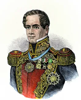 Mexican General Antonio Lopez de Santa Anna