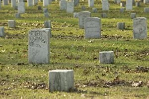 Images Dated 8th April 2011: Missouri grave, National Cemetery, Shiloh battlefield