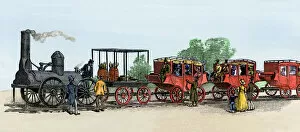 Coach Collection: Mohawk and Hudson Railroad, 1831