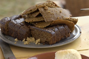 Molasses cookies and gingerbread at a Continental Army camp reenactment