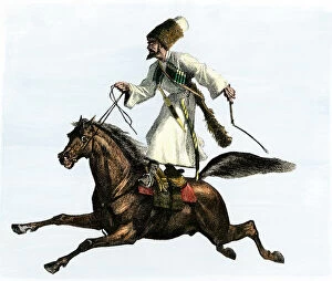 Russian Gallery: Mongol horseman