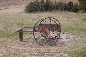 Mormon Trail hand-cart
