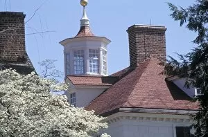 Colonial Architecture Gallery: Mount Vernon rooftops