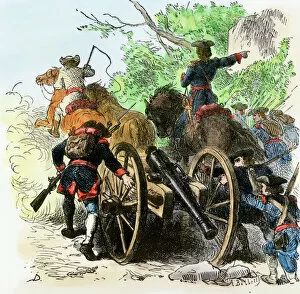 Foot Travel Gallery: Moving artillery in the French and Indian War