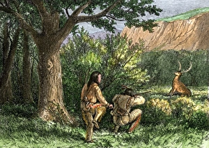 Deer Gallery: Native American hunters