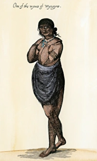 North Carolina Gallery: Native American woman of the Virginia coast