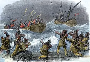 Native Americans on Block Island attacked by Massachusetts Bay Colony Governor